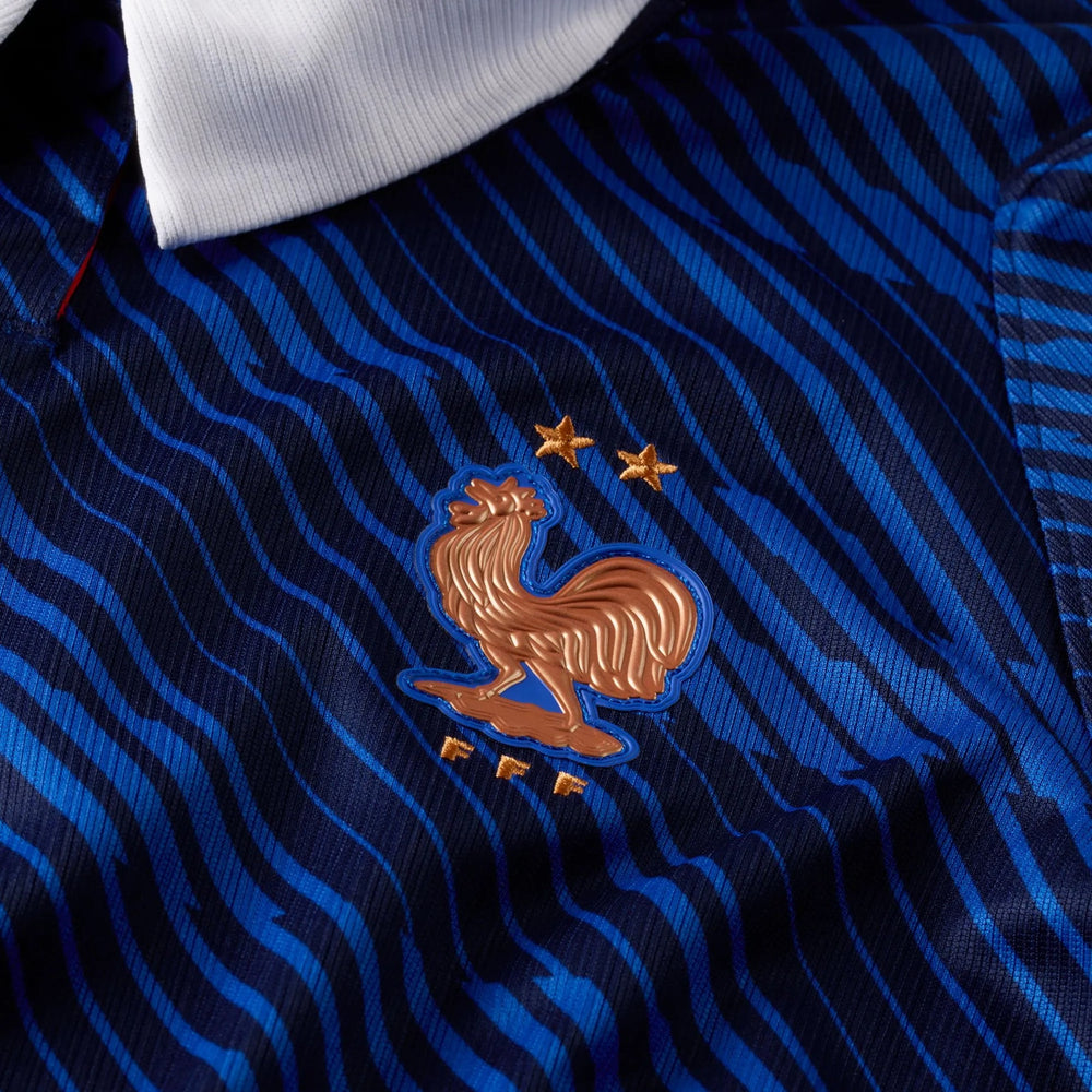 2026-27 France Women's Stadium Home Soccer Jersey Game Royal/Metallic Copper