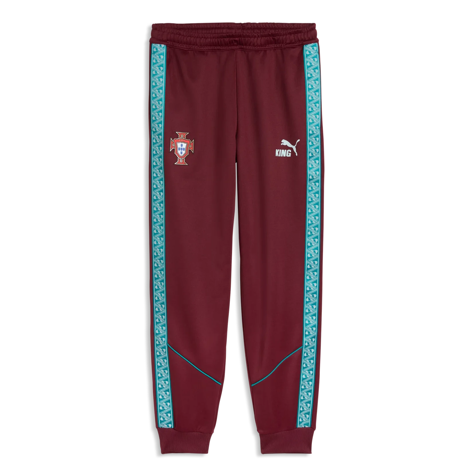 2026-27 Portugal Men's KING Anthem Pants Ruby Shimmer-Sea Glass