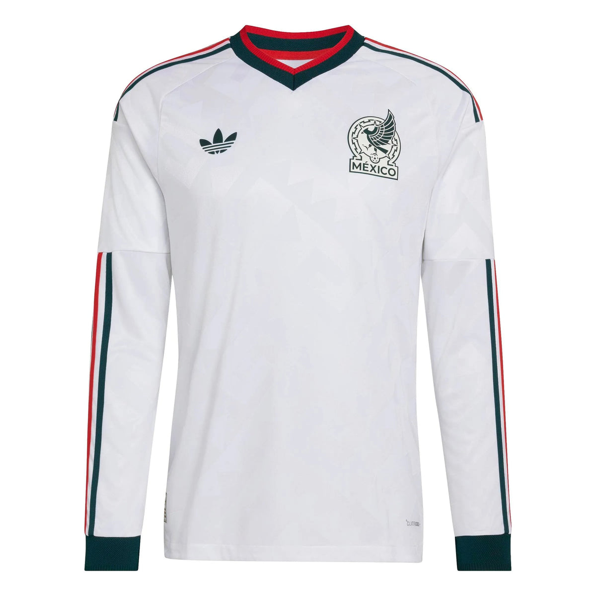2026 Mexico Men's Authentic Away Long-Sleeve Soccer Jersey White