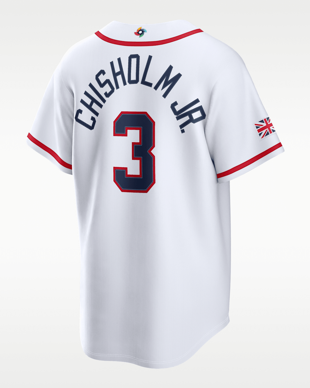 Jazz Chisholm Jr. Great Britain National Baseball Team 2026 World Baseball Classic Jersey